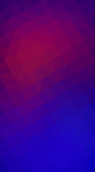 Multicolor blue, red polygonal design illustration, which consist of triangles and gradient in origami style. — Stock Photo, Image
