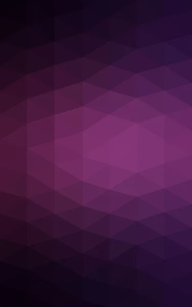 Темно-фіолетовий багатокутний візерунок дизайну, який складається з трикутників і градієнта в стилі орігамі — стокове фото