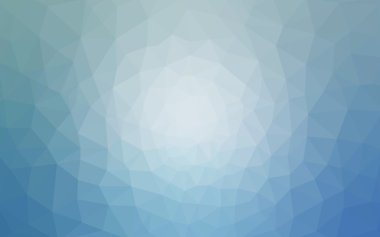 Üçgenler ve degrade origami tarzı oluşur mavi köşeli tasarım deseni.