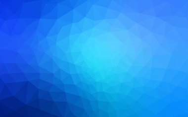 Üçgenler ve degrade origami tarzı oluşur mavi köşeli tasarım deseni.