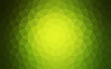 Üçgenler ve degrade origami tarzı oluşur yeşil köşeli tasarım deseni.