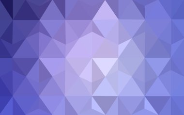 Üçgenler ve degrade origami tarzında oluşan hafif mor poligonal tasarım deseni