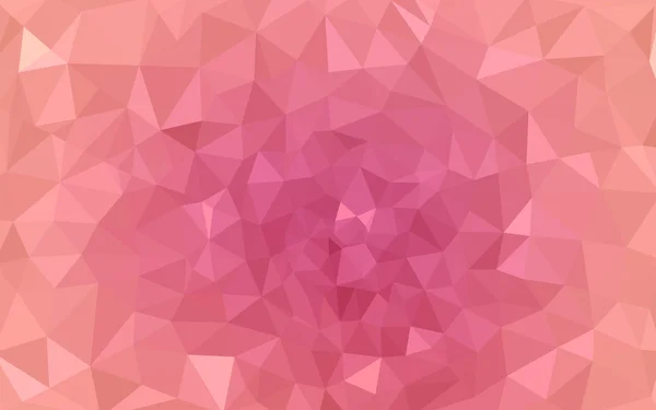Розовый многоугольный рисунок, состоящий из треугольников и градиента в стиле оригами . — стоковый вектор