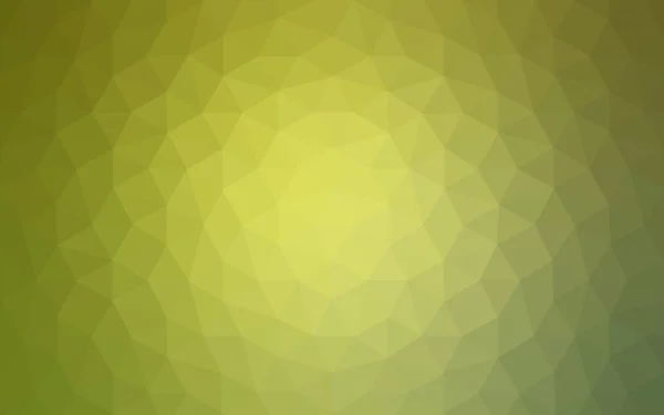 Patrón de diseño poligonal multicolor verde, amarillo, naranja, que consiste en triángulos y gradiente en estilo origami . — Archivo Imágenes Vectoriales