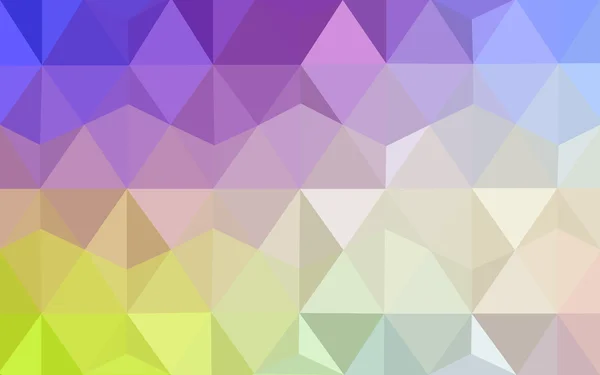 Modèle polygonal multicolore clair, qui se composent de triangles et de dégradés dans le style origami — Image vectorielle