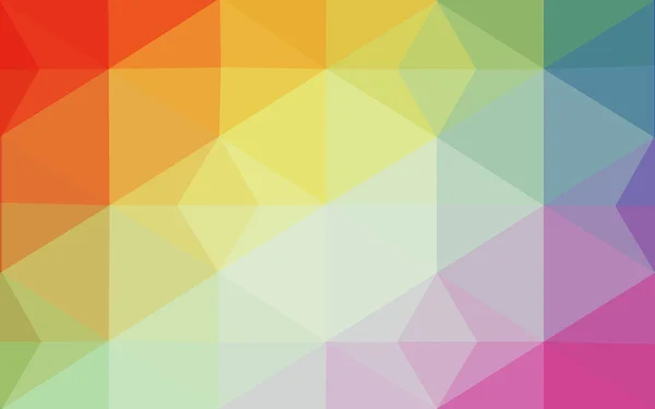 Multicolor polygonal design pattern, which consist of triangles and gradient in origami style. — Stock Vector