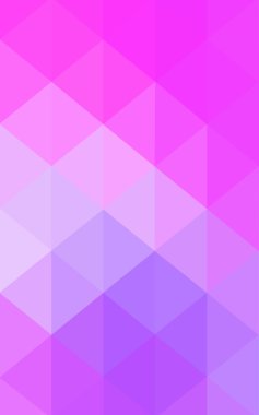 Üçgenler ve degrade origami tarzında oluşan hafif mor pembe poligonal tasarım deseni