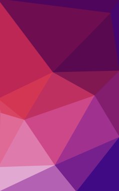 Üçgenler ve degrade origami tarzı oluşur çok renkli pembe, kırmızı, turuncu poligonal tasarım deseni.