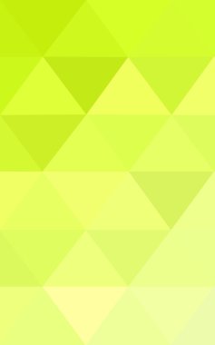 Üçgenler ve degrade origami tarzı oluşur çok renkli yeşil, sarı, turuncu poligonal tasarım deseni.