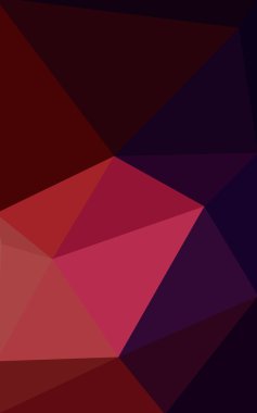 Üçgenler ve degrade origami tarzı oluşur çok renkli koyu mavi, kırmızı kenarlı tasarım deseni.