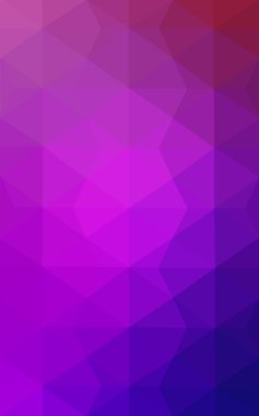 Üçgenler ve degrade origami tarzı oluşur çok renkli mor, pembe poligonal tasarım deseni.