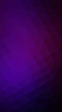 Üçgenler ve degrade origami tarzında oluşan koyu mor kenarlı tasarım illüstrasyon.