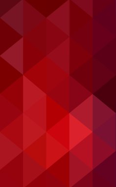 Üçgenler ve degrade origami tarzı oluşur koyu kırmızı köşeli tasarım deseni