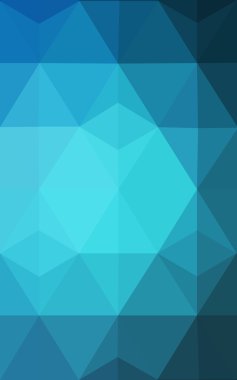 Üçgenler ve degrade origami tarzı oluşur mavi köşeli tasarım deseni.