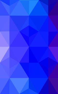 Üçgenler ve degrade origami tarzı oluşur çok renkli koyu pembe, mavi köşeli tasarım deseni.