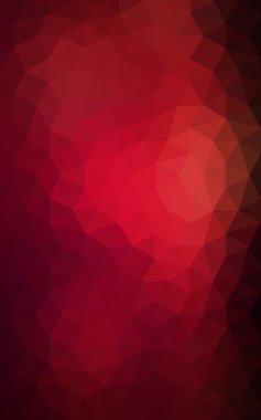 Üçgenler ve degrade origami tarzı oluşur koyu kırmızı köşeli tasarım deseni.