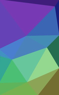 Üçgenler ve degrade origami tarzı oluşur çok renkli köşeli tasarım deseni.