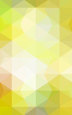 Üçgenler ve degrade origami tarzı oluşur çok renkli yeşil, sarı, turuncu poligonal tasarım deseni.