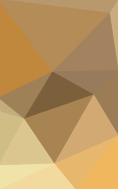 Degrade, arka planda origami stil ve üçgen oluşur turuncu poligonal desen.