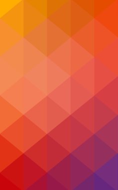 Üçgenler ve degrade origami tarzında oluşan ışık mavi, kırmızı kenarlı tasarım desen