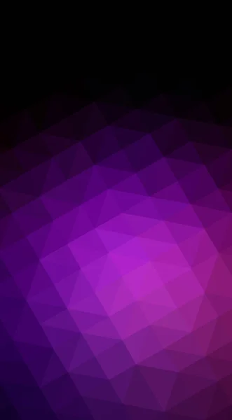 暗い紫多角形設計図では、三角形と折り紙スタイルの勾配から成っています。. — ストック写真