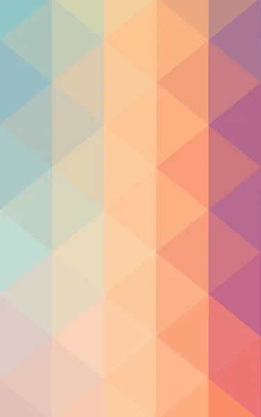 三角形と折り紙スタイルの勾配から成っている光の多色多角形デザイン パターン — ストック写真
