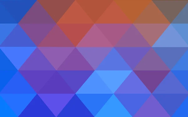 Patrón de diseño poligonal azul-amarillo claro, que consiste en triángulos y gradiente en estilo origami — Vector de stock
