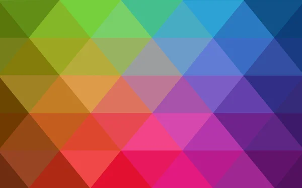 光多色多边形设计模式，三角形和梯度的折纸样式组成的 — 图库矢量图片