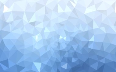 Üçgenler ve degrade origami tarzı oluşur mavi köşeli tasarım deseni.