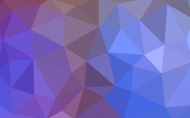 Üçgenler ve degrade origami tarzında oluşan ışık çok renkli köşeli tasarım deseni