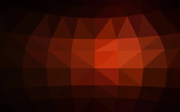Modèle de conception polygonale rouge foncé, qui se composent de triangles et de dégradé dans le style origami — Image vectorielle