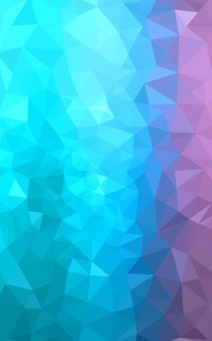 Üçgenler ve degrade origami tarzı oluşur çok renkli pembe, mavi köşeli tasarım deseni.