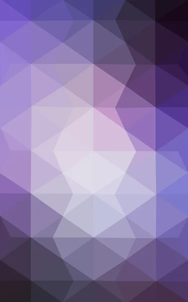 Lila polygonales Muster, das aus Dreiecken und Gradienten im Origami-Stil besteht. — Stockfoto