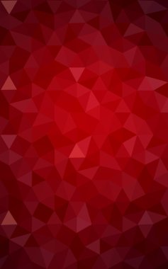 Üçgenler ve degrade origami tarzı oluşur koyu kırmızı köşeli tasarım deseni.
