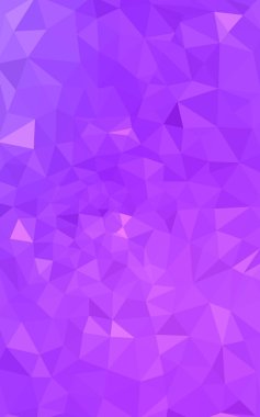 Üçgenler ve degrade origami tarzı oluşur mor kenarlı tasarım deseni.