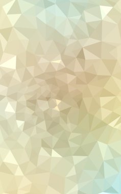 Üçgenler ve degrade origami tarzı oluşur çok renkli yeşil, sarı, turuncu poligonal tasarım deseni.