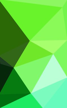 Üçgenler ve degrade origami tarzı oluşur yeşil köşeli tasarım deseni.