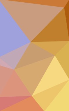 Üçgenler ve degrade origami tarzı oluşur çok renkli pembe, sarı poligonal tasarım deseni.