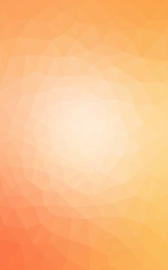 Degrade, arka planda origami stil ve üçgen oluşur turuncu poligonal desen.