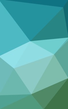 Üçgenler ve degrade origami tarzı oluşur çok renkli yeşil, mavi köşeli tasarım deseni.