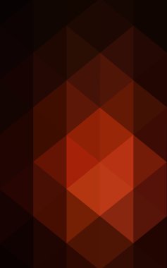 Üçgenler ve degrade origami tarzı oluşur koyu kırmızı köşeli tasarım deseni