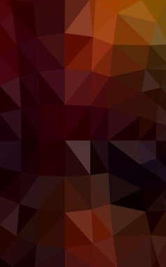 Üçgenler ve degrade origami tarzı oluşur koyu kırmızı köşeli tasarım deseni