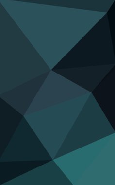 Üçgenler ve degrade origami tarzı oluşur koyu mavi köşeli tasarım deseni.