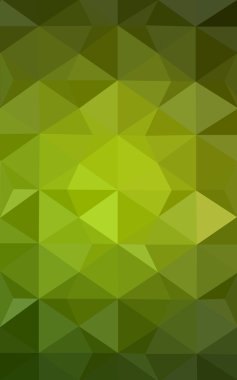 Üçgenler ve degrade origami tarzı oluşur yeşil köşeli tasarım deseni.