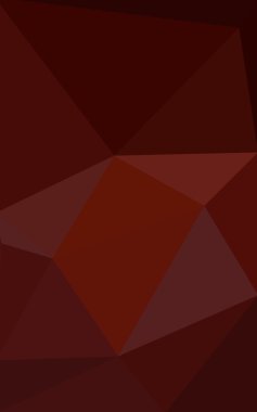 Üçgenler ve degrade origami tarzı oluşur koyu kırmızı köşeli tasarım deseni.