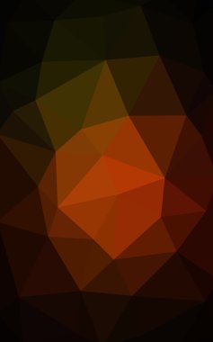 Üçgenler ve degrade origami tarzı oluşur koyu kırmızı köşeli tasarım deseni