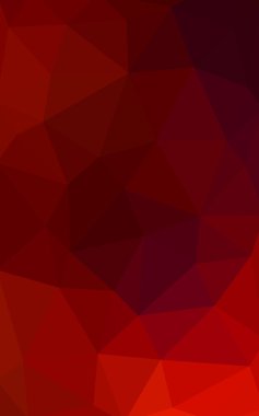 Üçgenler ve degrade origami tarzı oluşur koyu kırmızı köşeli tasarım deseni