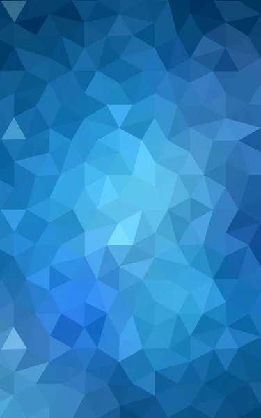 Blue polygonal design pattern, which consist of triangles and gradient in origami style. — Stock Photo, Image