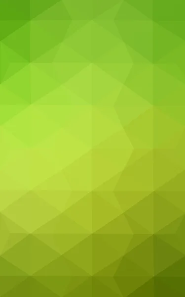 Green polygonal design pattern, which consist of triangles and gradient in origami style. — Stock Photo, Image