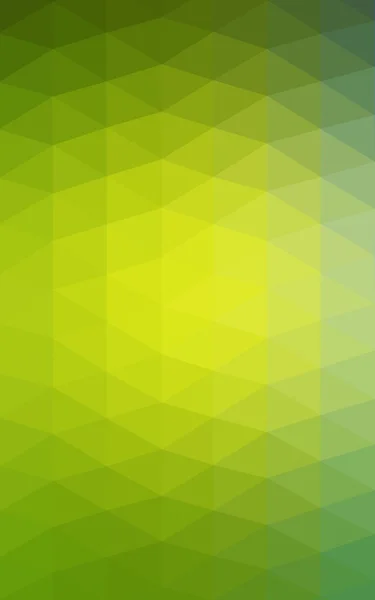 Patrón de diseño poligonal verde claro, que consiste en triángulos y gradiente en estilo origami —  Fotos de Stock